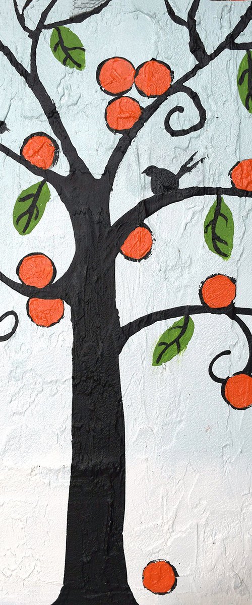 The Orange Grove bird tree by Stuart Wright