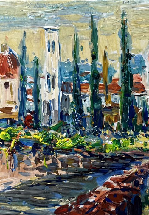 Tuscany, Downhill to Florence by Altin Furxhi