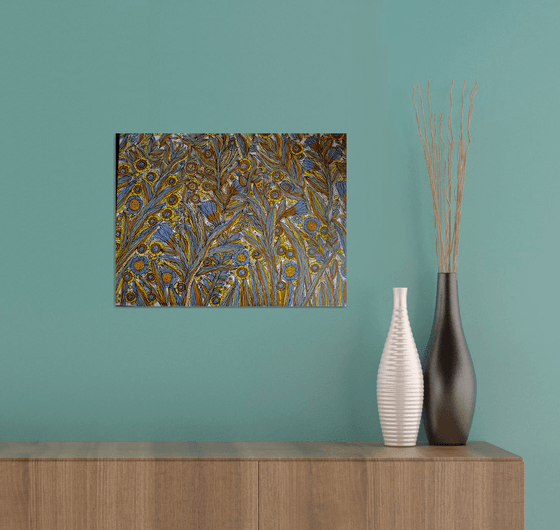 Yellow-blue flowers