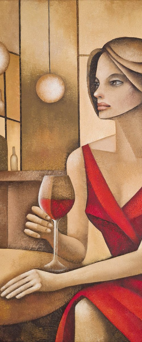 In a Bar by Eugene Ivanov