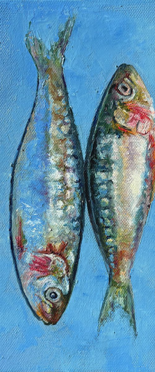 Two Fat Sardines by Anastasiya Kostyuk