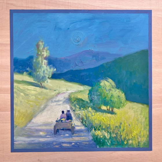 Road in the Carpathians