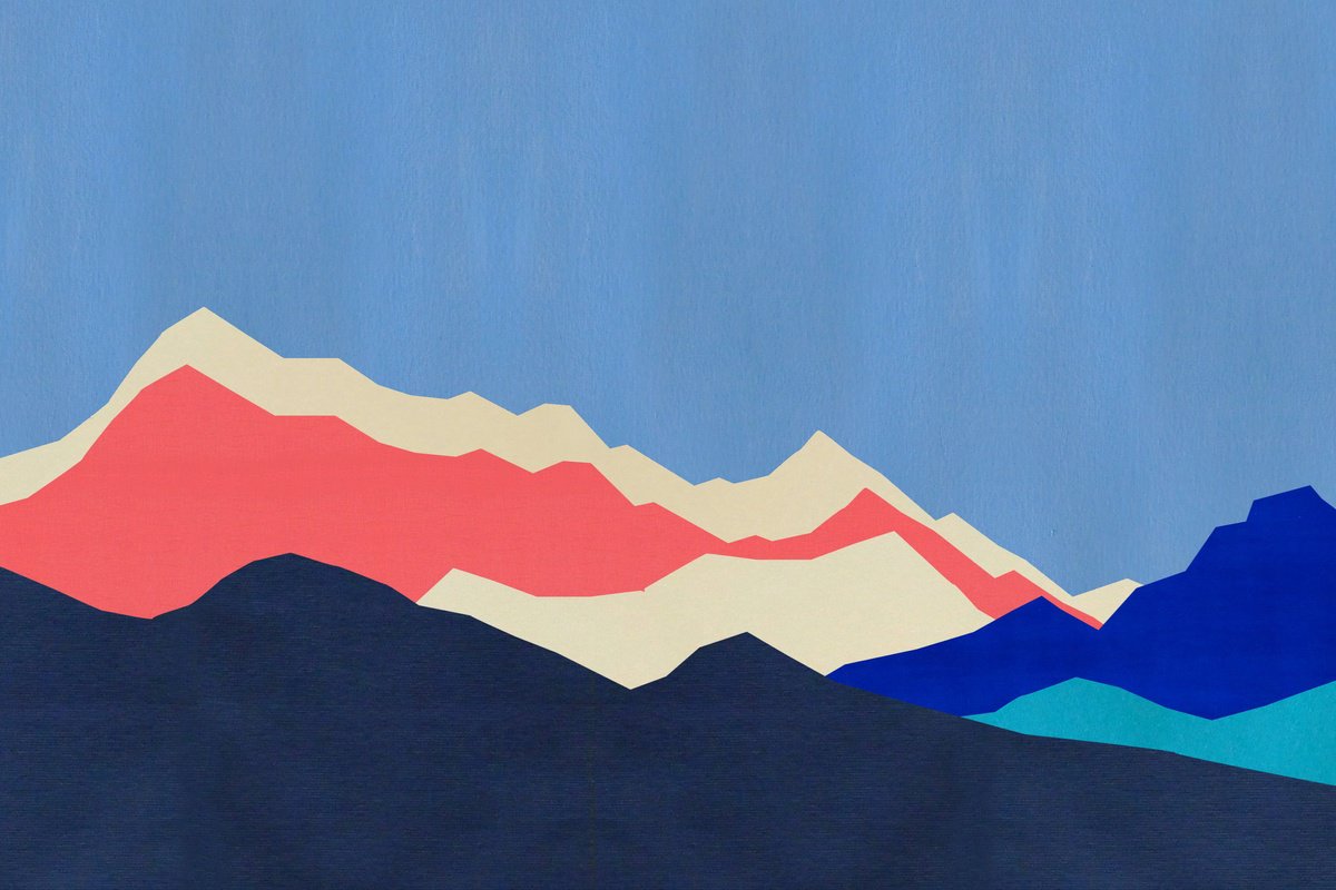 Mountain Breaths #60 By Marina Krylova, 53 X 35, Artwork For Sale On Artfinder