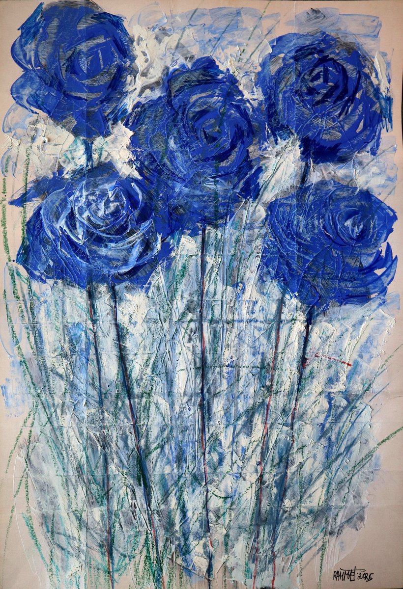  Fantasy With Flowers 313 By Rakhmet Redzhepov, 17 X 23, Artwork For Sale On Artfinder