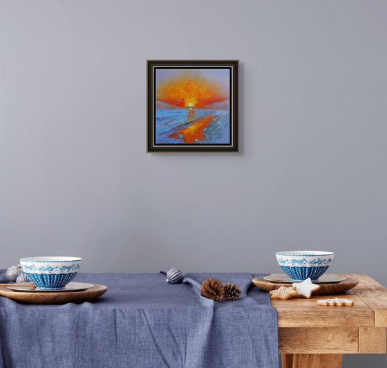 Flames Over Water