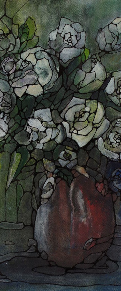 Night roses by Beta Sudnikowicz