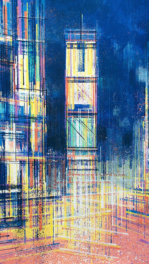 New York - Times Square At Midnight by Marc Todd