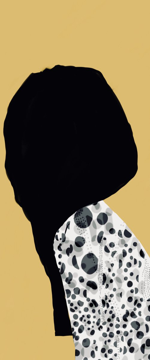 The girl with black hair x KUSAMA 6 by Ramona Russu