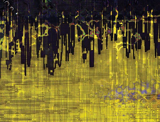 Ventiscas de luz VI/XL large original artwork