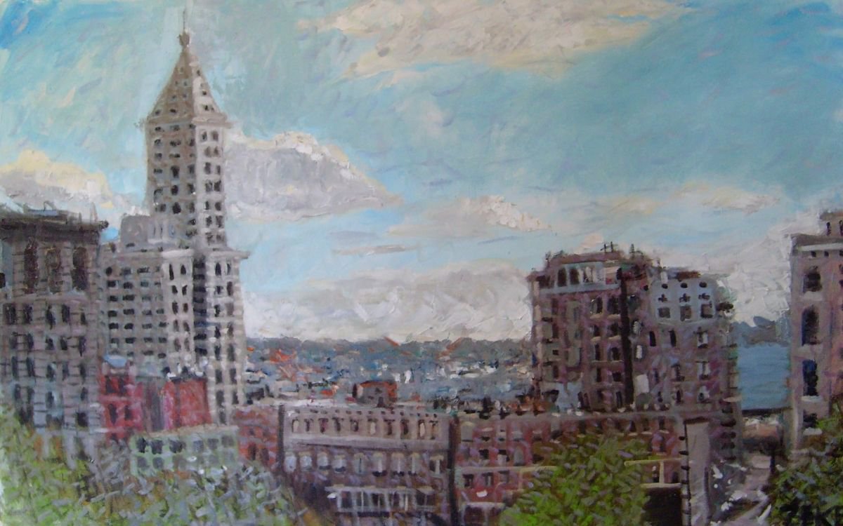 Smith Tower Cityscape by Zeke Garcia