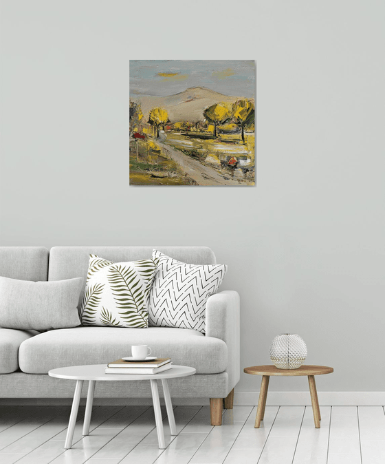 Autumn Road in the Foothills