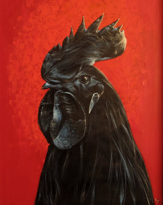 Portrait of a black Ayam Tseman.