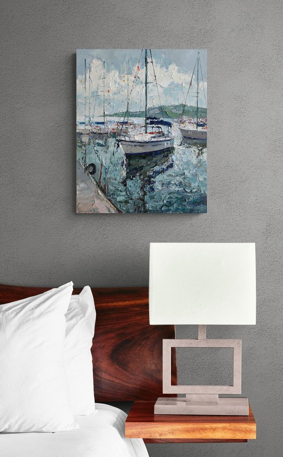 Yachts in the Harbor