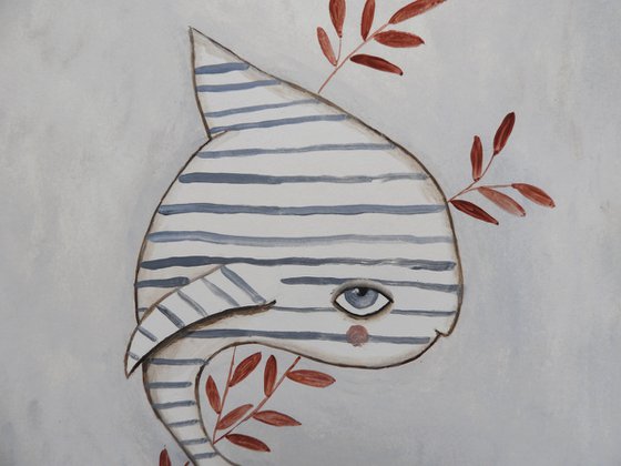 The striped fish