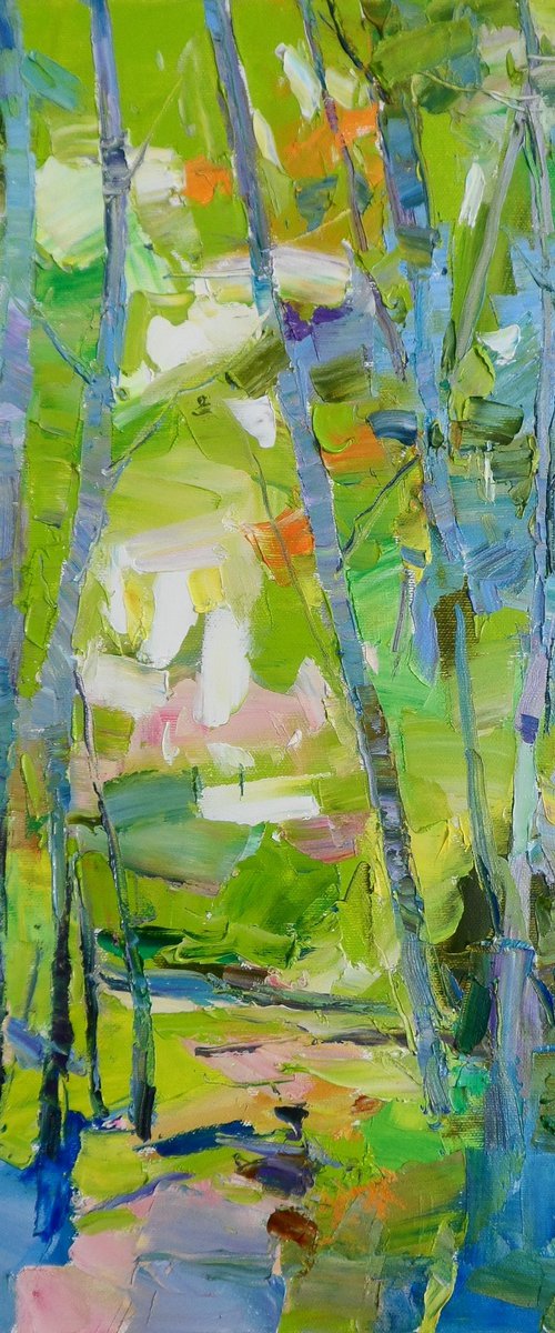 Aspen forest by Yehor Dulin