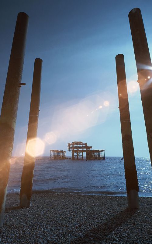West Pier Brighton by Ed Watts