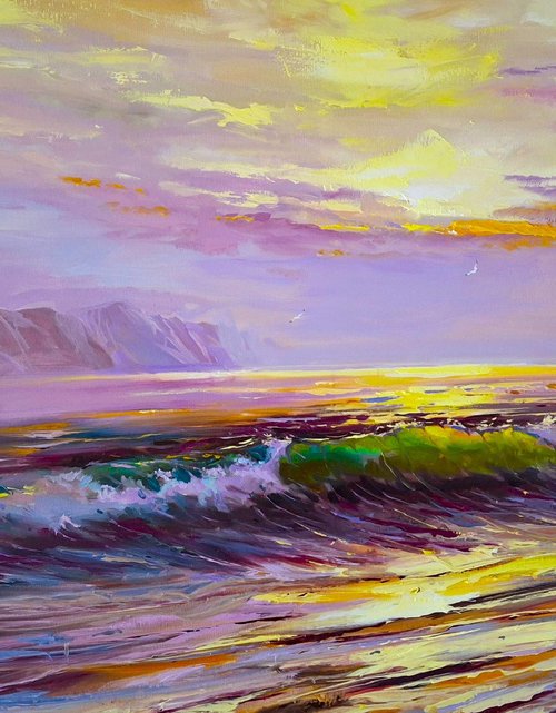 Ocean's gentle awakening by Andrej  Ostapchuk
