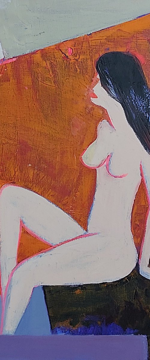 The Orange Square by Victoria Cozmolici