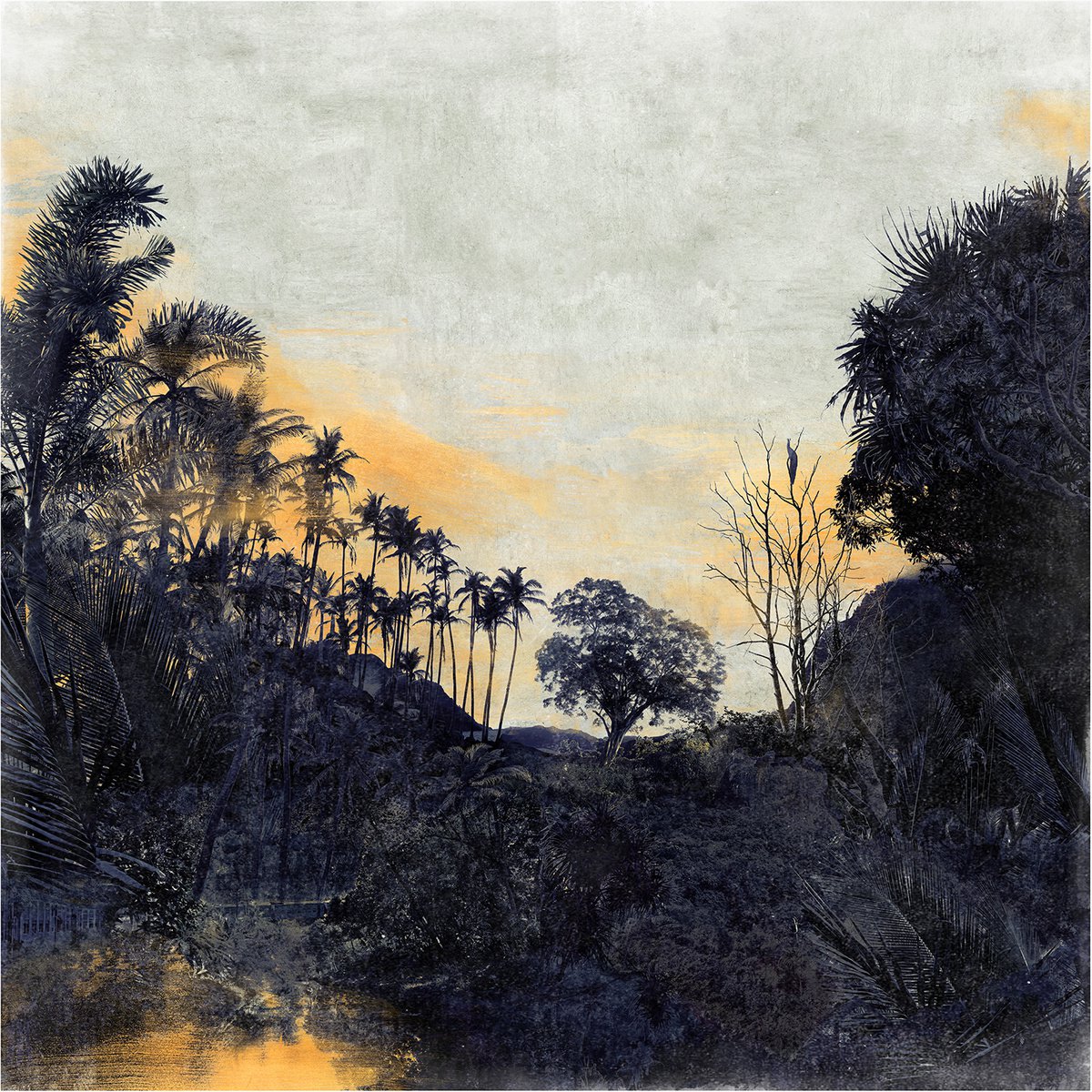 Impressionistic Landscape Photograph By Nadia Attura, 20 X 20", From Ella, Original Artwork