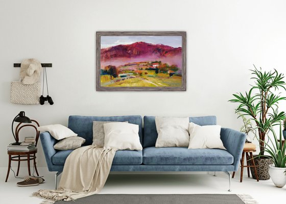 Mountains in the fall