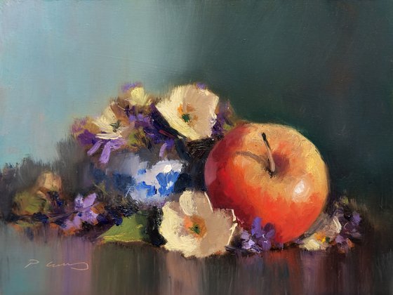 Apple and Flowers