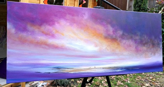 Seascape, Autumn Light - Art, skyscape