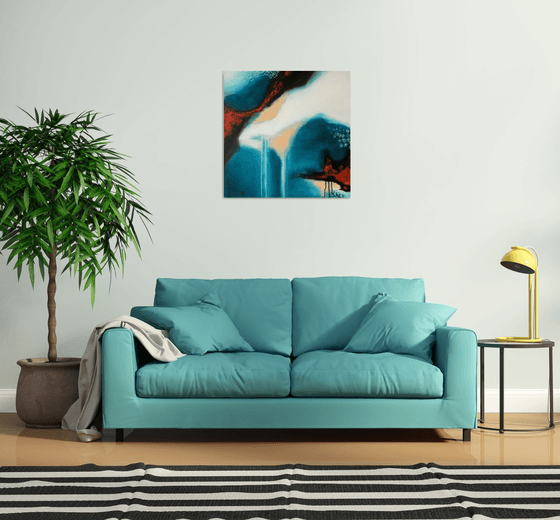 Metamorphosis 4  Sea Stories - Large abstract painting