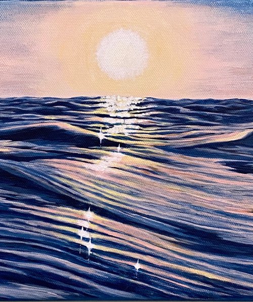 Sunset reflection by Olga Kurbanova