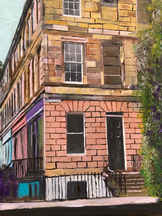 Colourful Edinburgh Buildings