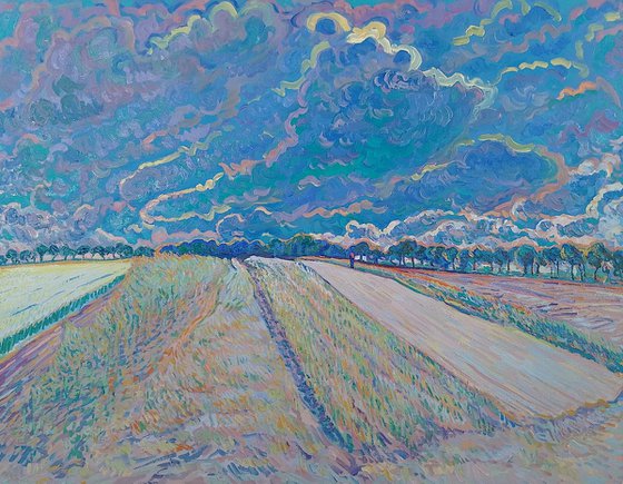 Gathering rain clouds.