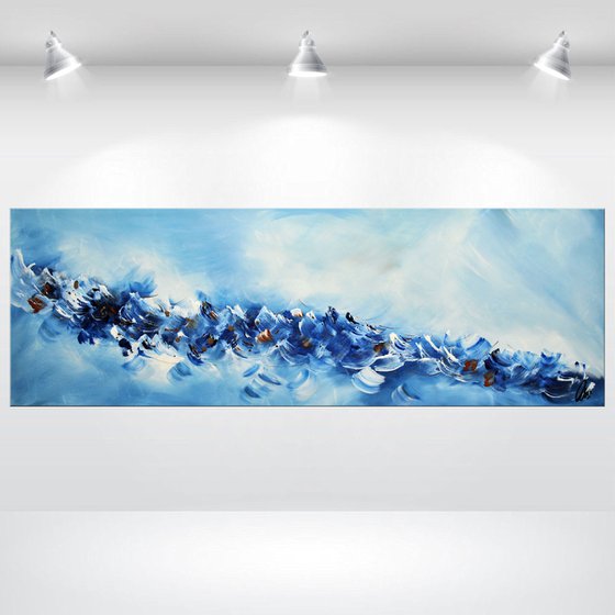 Blue Wonder - Acrylic Painting - Abstract Art Painting Canvas Art Wall Art Ready to hang