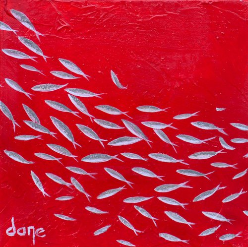 Silver fishes by Dane