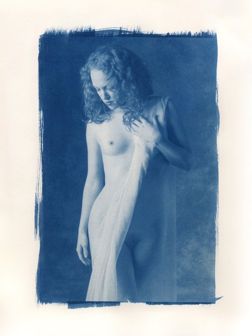 Blue Nude #5 by Robert Tolchin