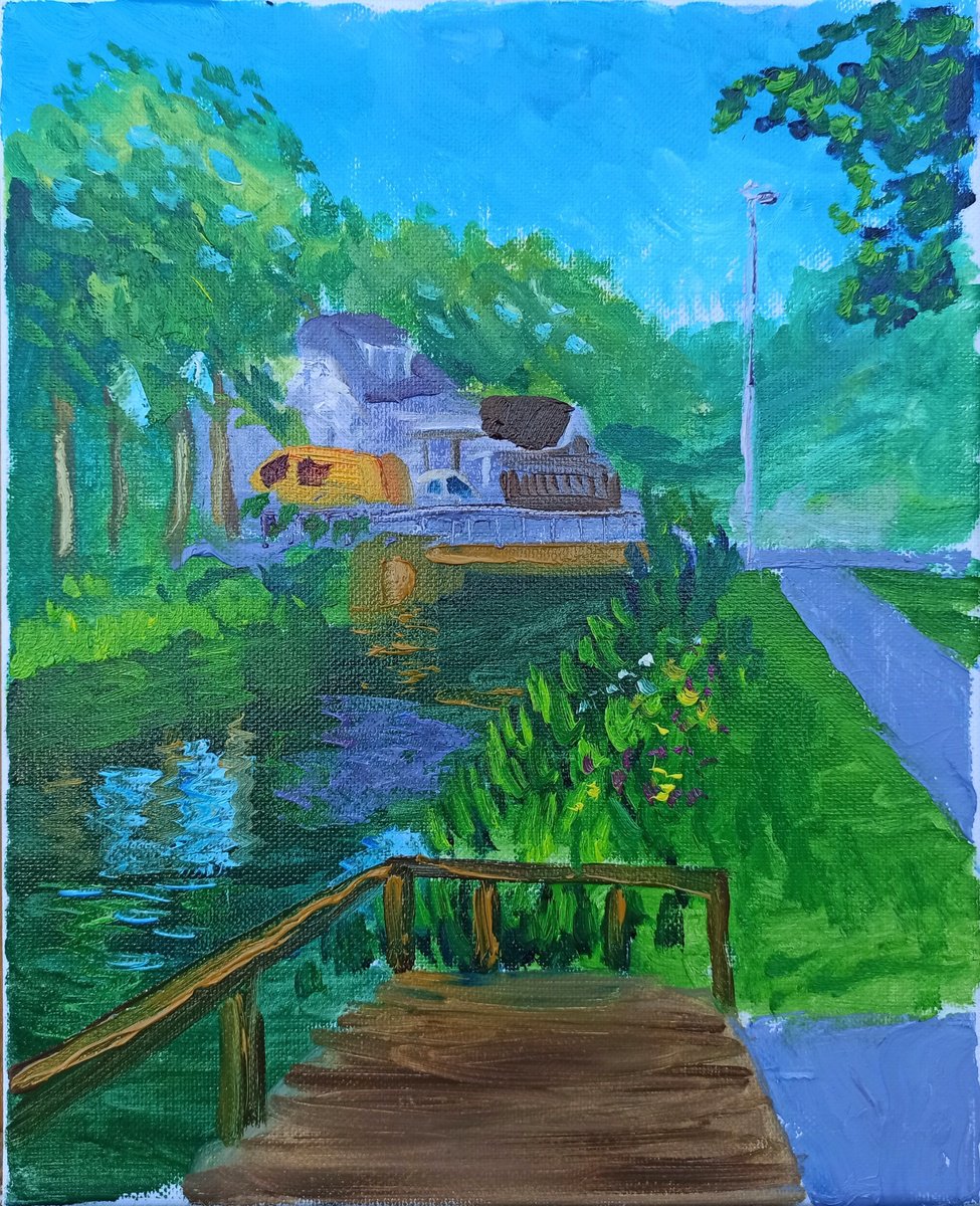 The small bridge in Coevorden by Dmitry Fedorov