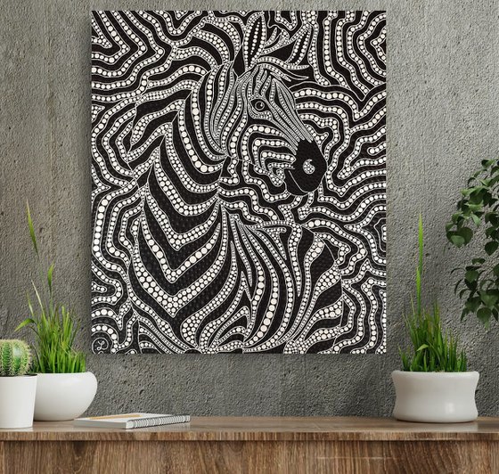 Zebra Labyrinth 2