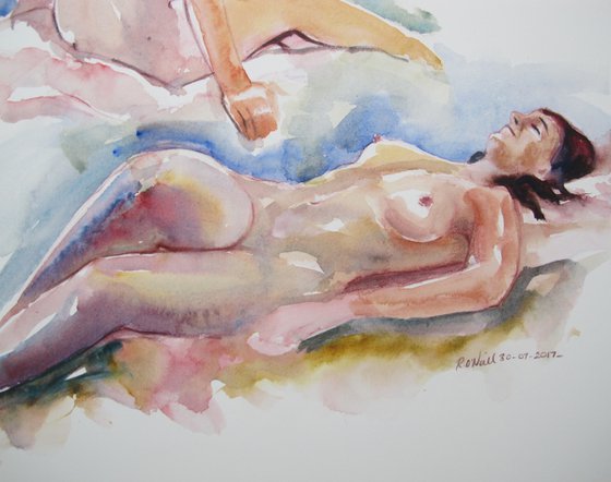 Seated/Reclining female nude