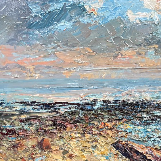 Beach at sunset