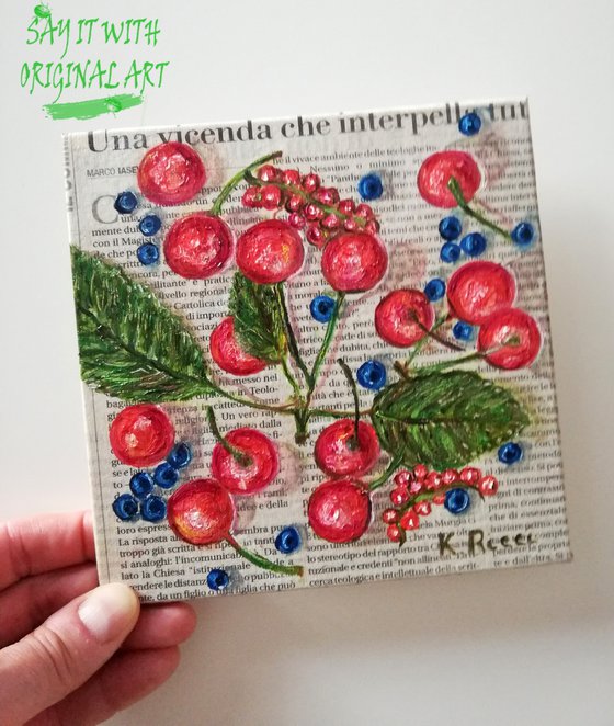 Bread and Fruits News-inspired