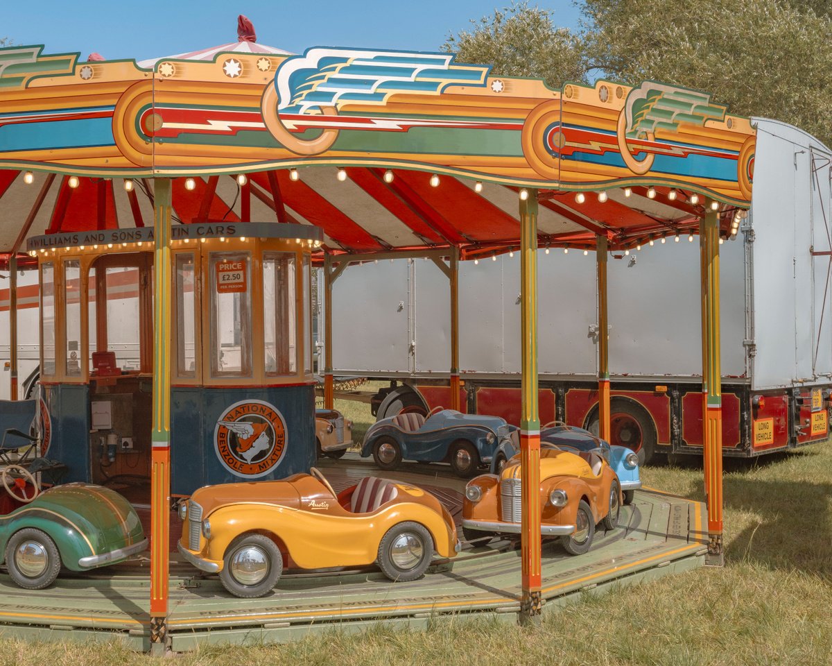 Photorealistic Transport Photograph By Anna Bush, 17 X 12, Dinky Drivers, Original Artwork