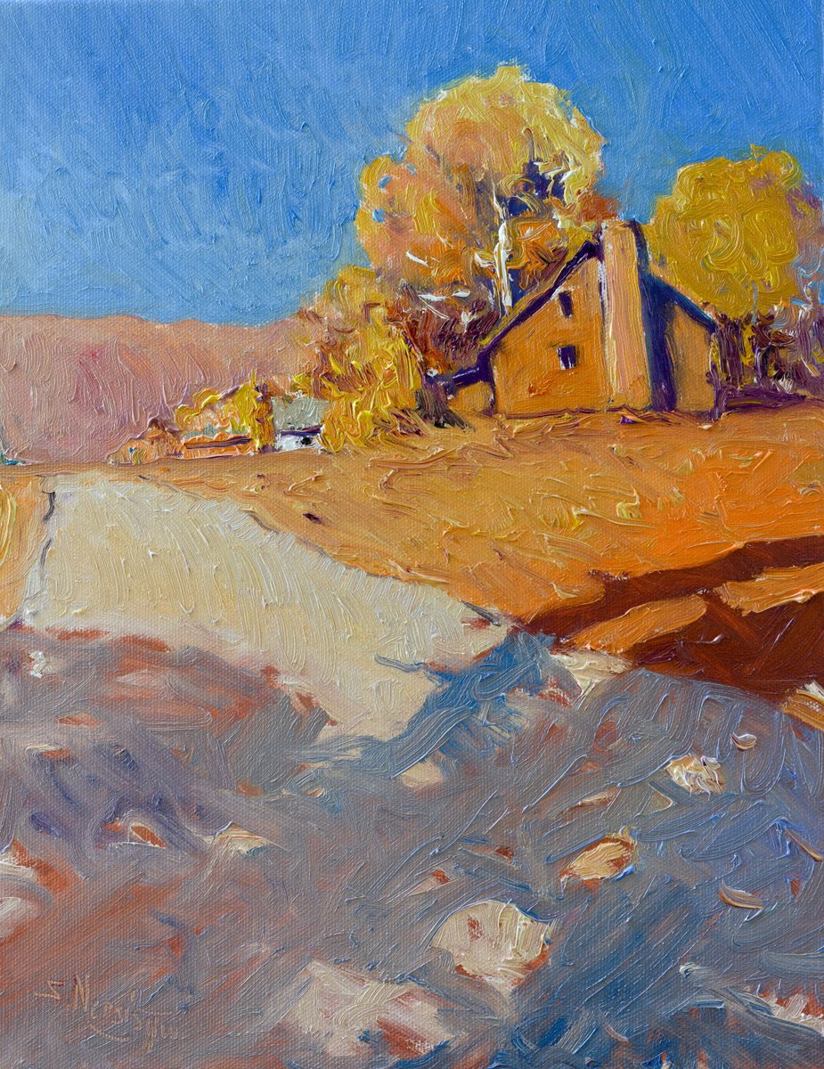 Suren Nersisyan | Original Oil Painting | Sunny Autumn Day | 28 X 36Cm | Artwork For Sale On Artfinder