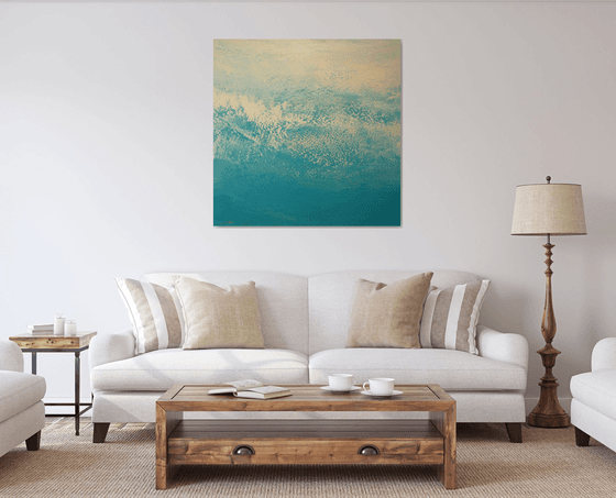 Sea Foam Teal - Seascape