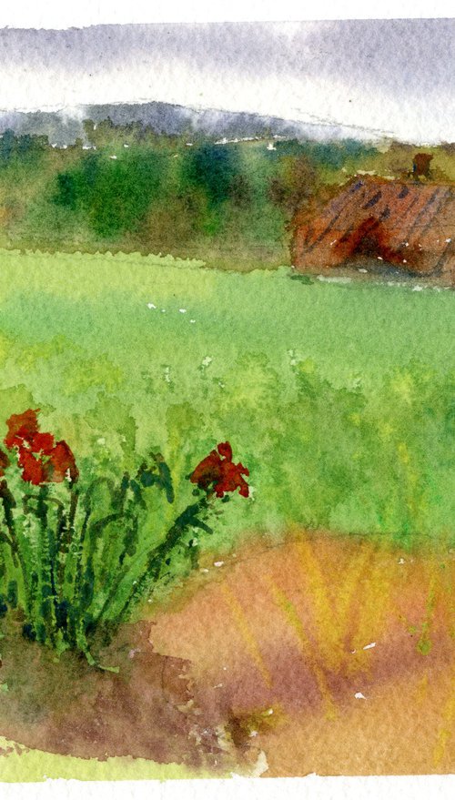 The farm house at the Hellingly, England by Tanya Sun