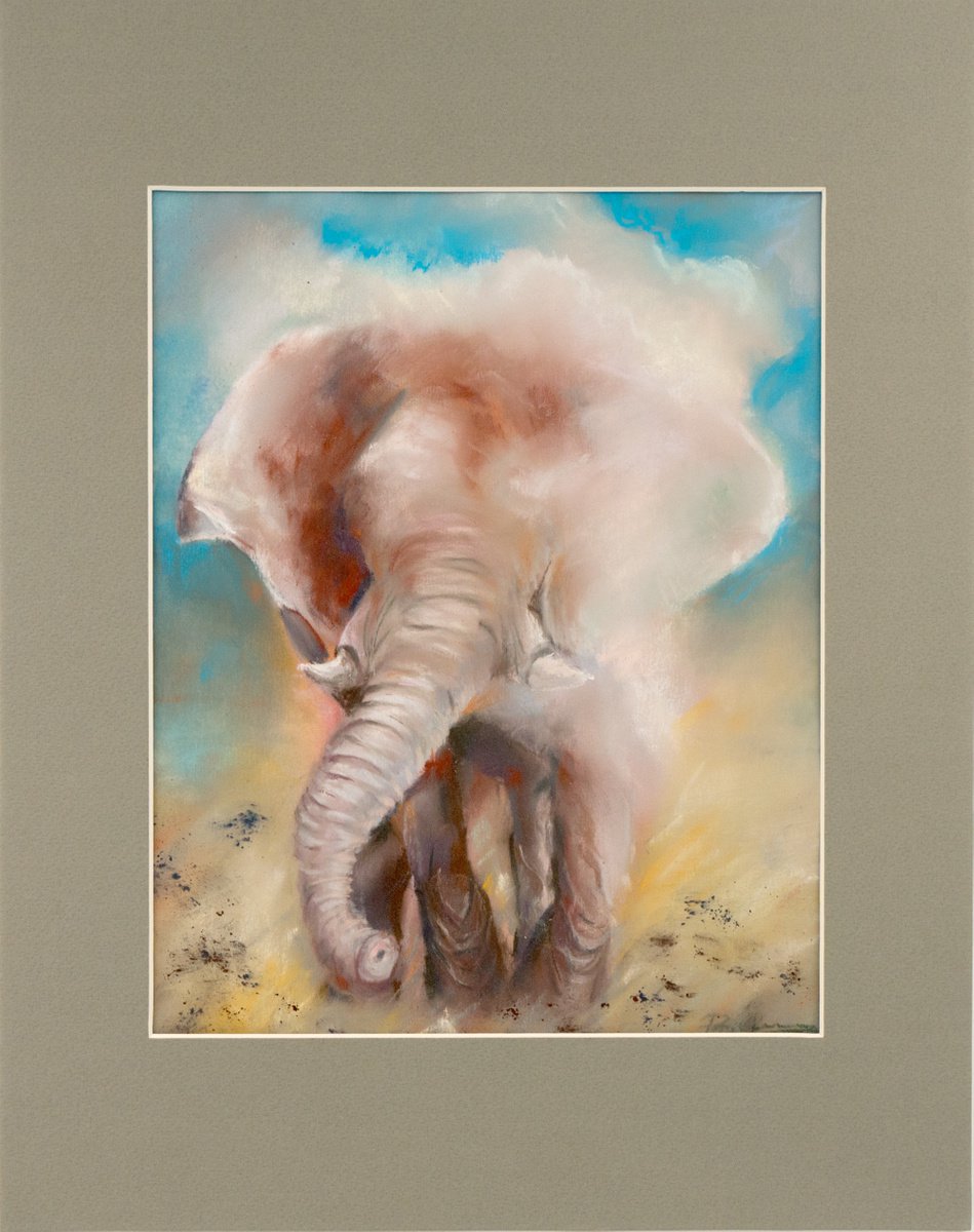 Elephant by Olga Shefranov (Tchefranova)