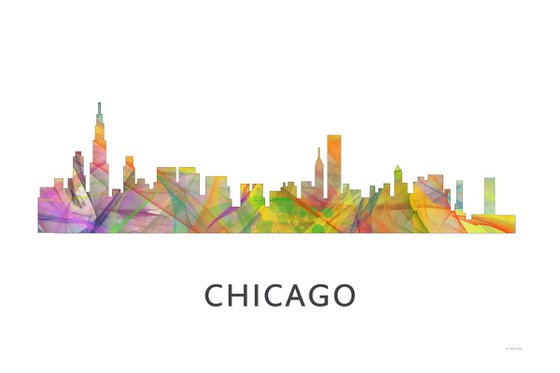 Chicago Illinois Skyline WB1