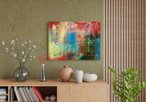 60x45 cm | 23.5 x 17.5″ Abstract Oil Painting Original Canvas Art