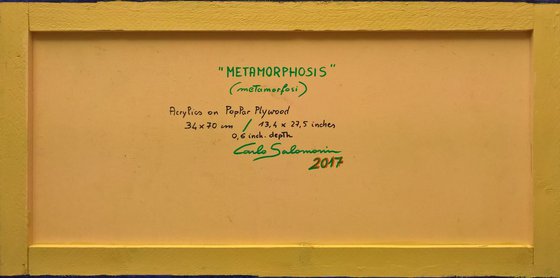 - METAMORPHOSIS -  ( 34 x 70 cm )