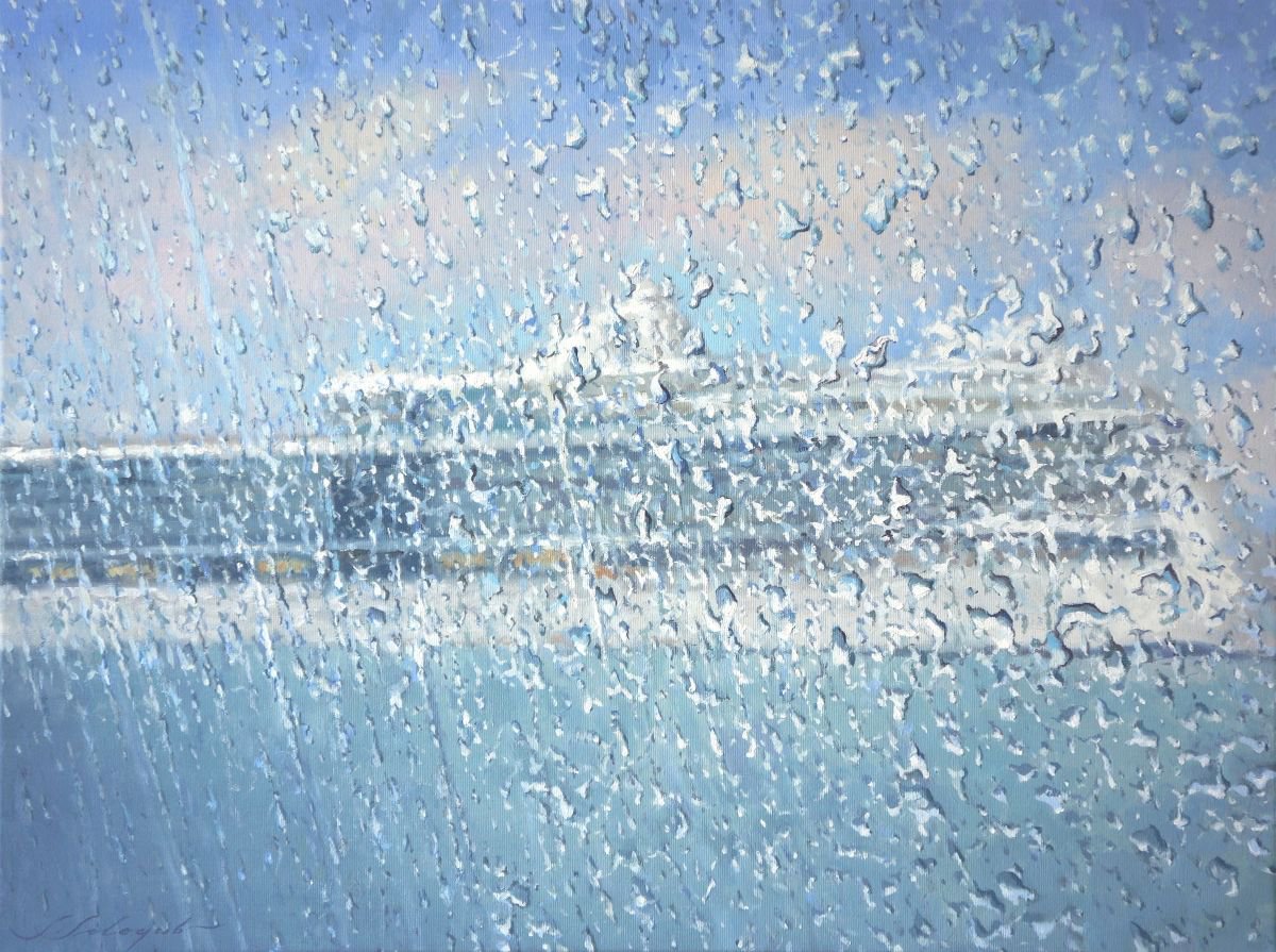 Photorealistic Oil Painting , Radiance Of The Seas By Sergej Sologub, 31 X 24, Artwork For Sale On Artfinder
