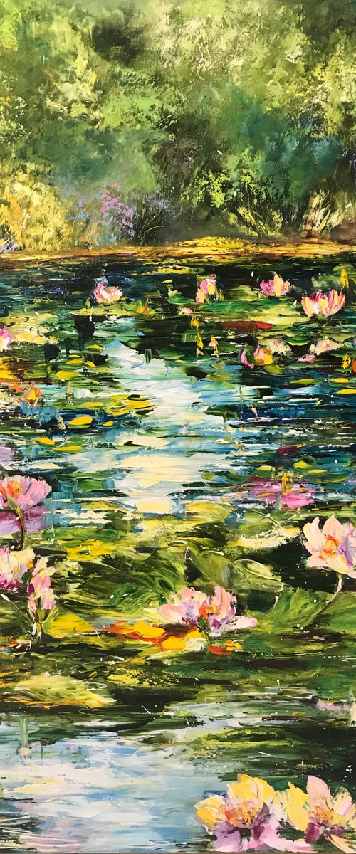 Pond with Water Lilies by Diana Malivani