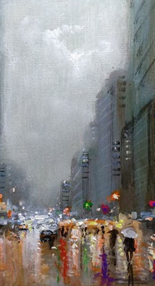 New York city in rain10 by Vishalandra Dakur