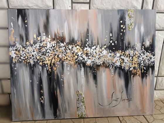 Abstract canvas wall art, Modern art, Original Abstract painting